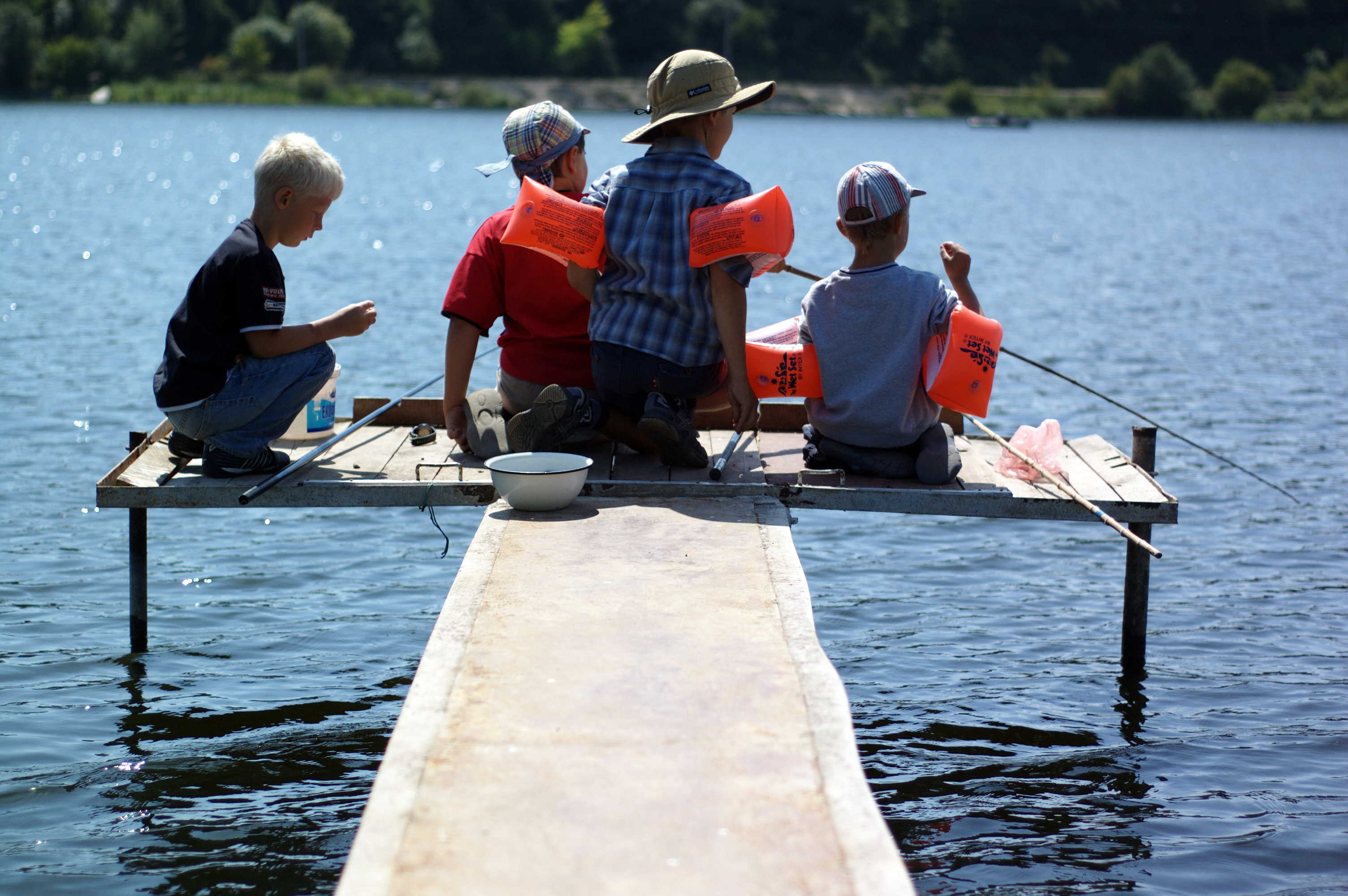 Billede 4 Børn På Bro
